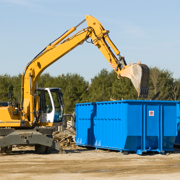 what is a residential dumpster rental service in Hallieford Virginia